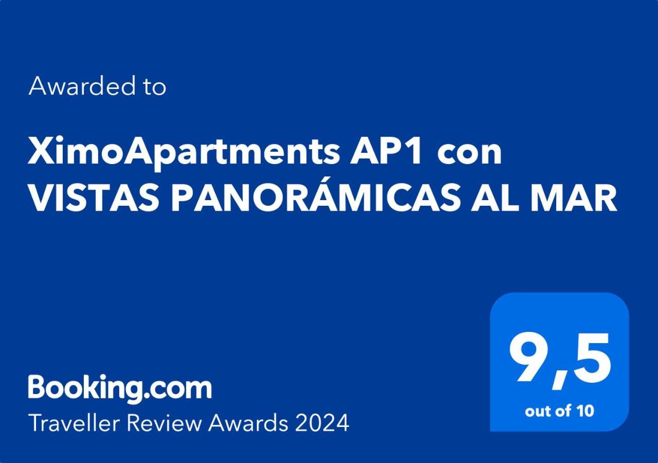 AP-1 Frente al MAR con VISTAS PANORÁMICAS Apartamento Oliva Exterior foto